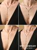 Multi Models Long Tassel Necklaces In Stainless Steel With 18k Gold Plated Waterproof Non Tarnish Chains Necklace For Women