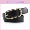 Fashion Minimalist Alloy Womens Belt With Adjustable Pin Buckle For Casual And Office Wear