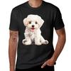Adorable Maltese Love. T-Shirt Anime Clothes Summer Top Men's Cotton T-shirt