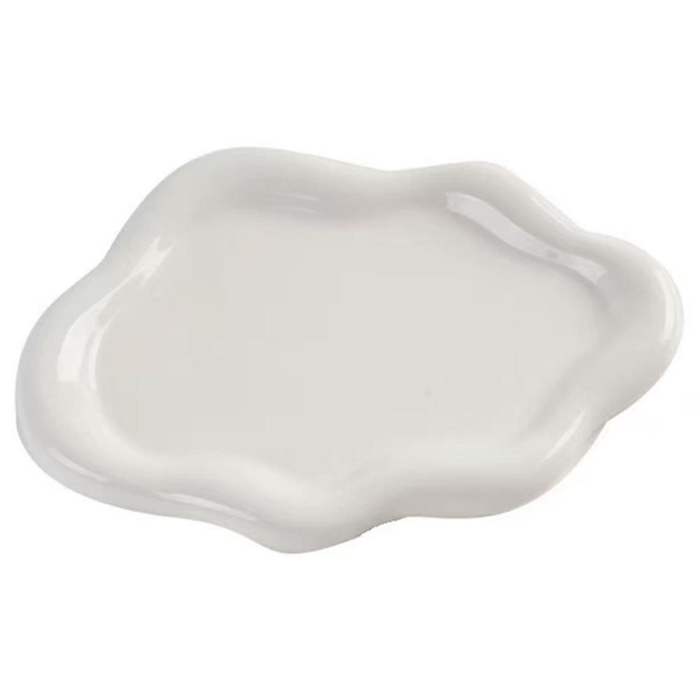 Jewelry Storage Tray Creative Cloud Shapes Plastic Trays Electroplated Jewelry Earrings Ring Display Plates Photo Props for Wome