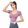 2025 Spring Women's Slimming Short Sleeve Yoga & Fitness Top