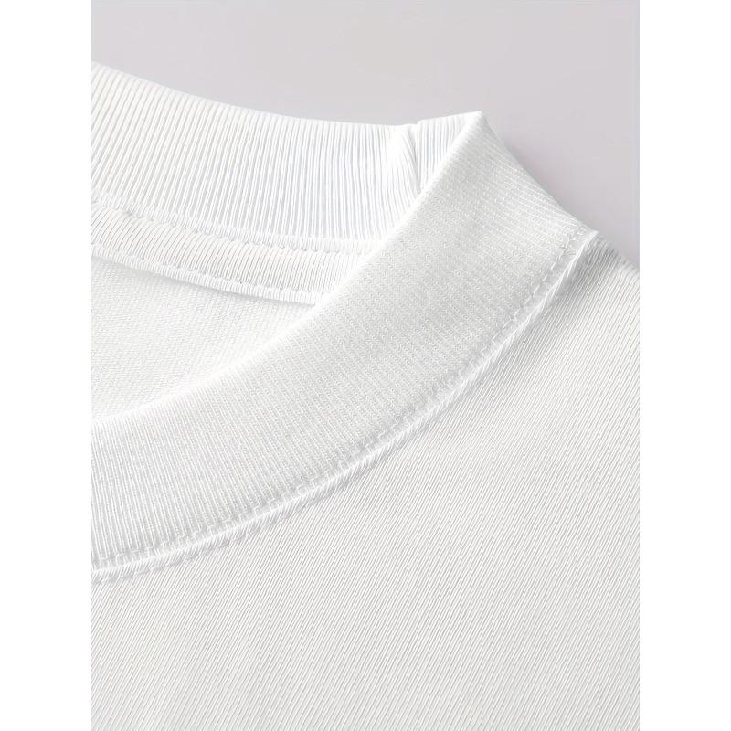 Men's Short-Sleeve T-Shirt,Casual Streetwear Featuring a Black Oversized T-Shirt with a Bold H Star Logo,Fashionable,Cool