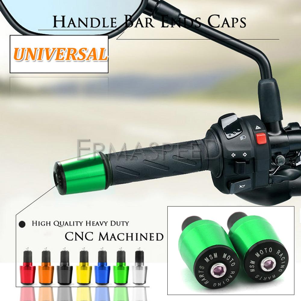 7/8'' Motorcycle Handle Bar Ends Grip Aluminum Handlebar Grips Cap Anti Vibration Slider Plug Dirt Bike Motocross