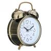 Wecker Retro Stumm Zeiger Uhr Horn Doppel Klingeln Nachttisch Nacht Licht Hause Dekoration