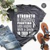 Lung Cancer Awareness T-Shirt, Cancer Warrior Shirt, Lung Cancer Survivor Shirt, Cancer Gifts, Cancer Ribbon Tee, Cancer Support Shirt