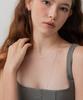S'Secondo [Silver925] Aurora Two-Line Layered Necklace