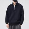 High-end Semi-zipper Sweater Men's Fashion Autumn and Winter 2025 New Korean Version of the Tide Brand Pullover Stand-up Collar Bottoming Shirt Tide