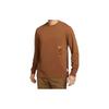 Solid Color Quick-Dry Casual Sports Long Sleeve T-Shirt Men Tops Brown FZ6376-281