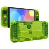 Not the Main Unit Clear Material Back Plate for eXtremeRate Switch Compatible with OLED PC Switch Back Switch Compatible with Switch OLED Joycon