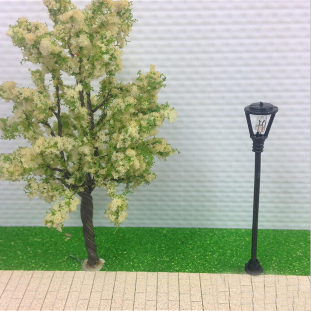 10pcs/set Model LED Street Lamp Lighting Single Head Train Layout Toys