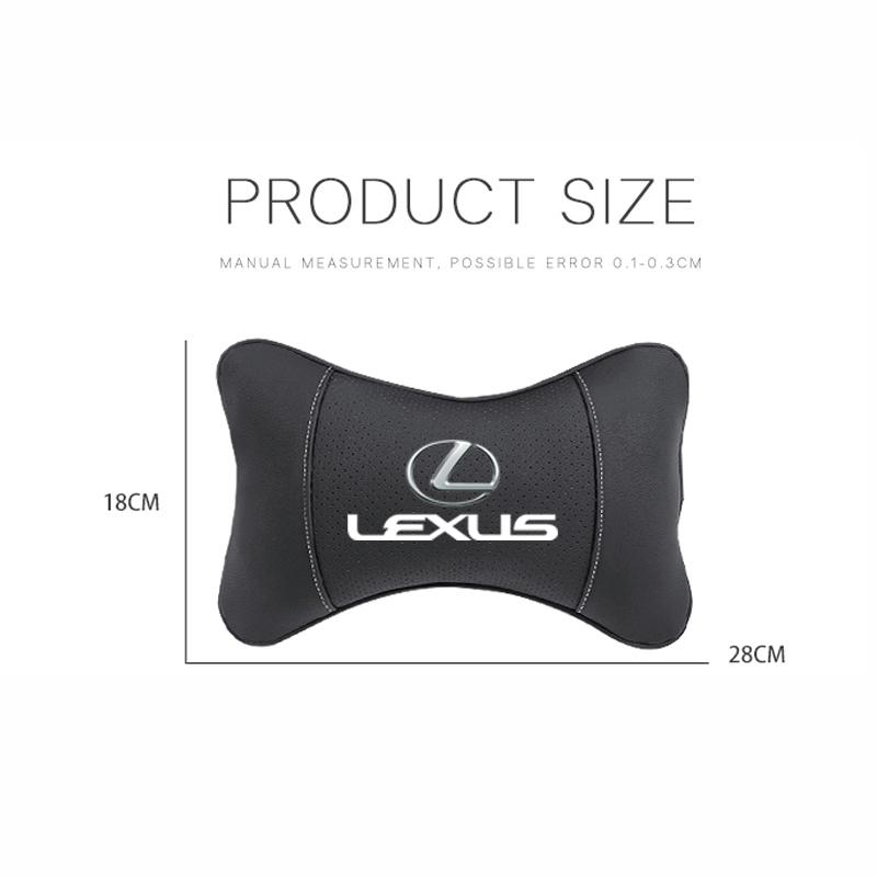 Lexus Car Seat Headrest Auto Logo Neck Pillow Accessories For Lexus F SPORT ES RX NX LS UX LM LX GX LC RZ IS CT GS RC HS SC LBX JX1