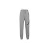 Logo Print Lace-Up Cuff Fitted Knit Joggers Men Bottoms Grey DA6803-091