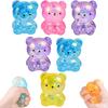 Creative Kawaii Soft Bear Squeeze Squishy Toys Sensory Cute Slow Rebound Stress Relief Toy For Kids Party Favors Class Prizes