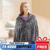 USB Heated Blanket Electric Heated Shawl 3 Heating Level Wearable Heated Blanket Coral Velvet Body Warmer Fast Heating Blanket