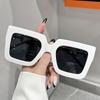 Protective Glasses Fashion Large Frame Sunglasses Women Men Personality Chain Leg Design Sun Glasses Retro Eyeglasses UV400