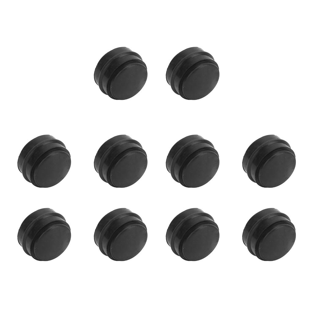 10Pcs Brake Bleeder Screw Cap 222101 Protective Easy To Install Rubber Grease Fitting Cap Nipple