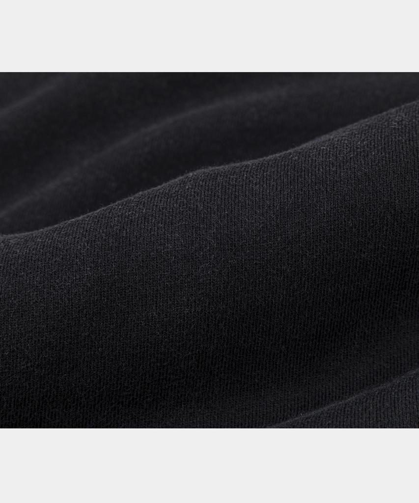 Lettercomo Heavy Cotton Garment Stadium Varsity Jacket Stone Black