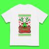 Merry Christmas Kids T Shirt Christmas Reindeer Top