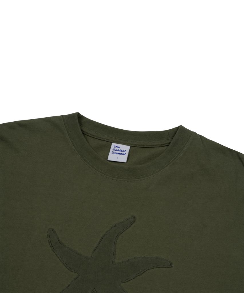 THE COLDEST MOMENT Tcm Vintage Starfish T (Khaki)