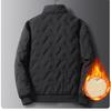 Veste matelassée en coton et cachemire pour homme, automne et hiver, manteau papa