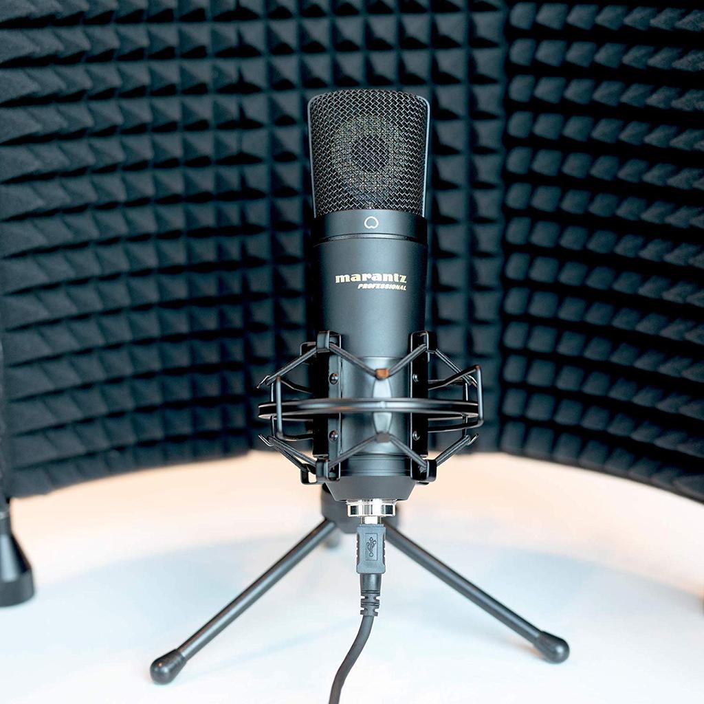 Marantz Professional USB Microphone Condenser Microphone Gaming Telework DAW Recording Distribution Recording Shock Mount Storage Case Included