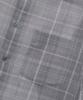 MINDBRIDGE [Couture] Crease 60-Count Gray Check Oversized Shirt