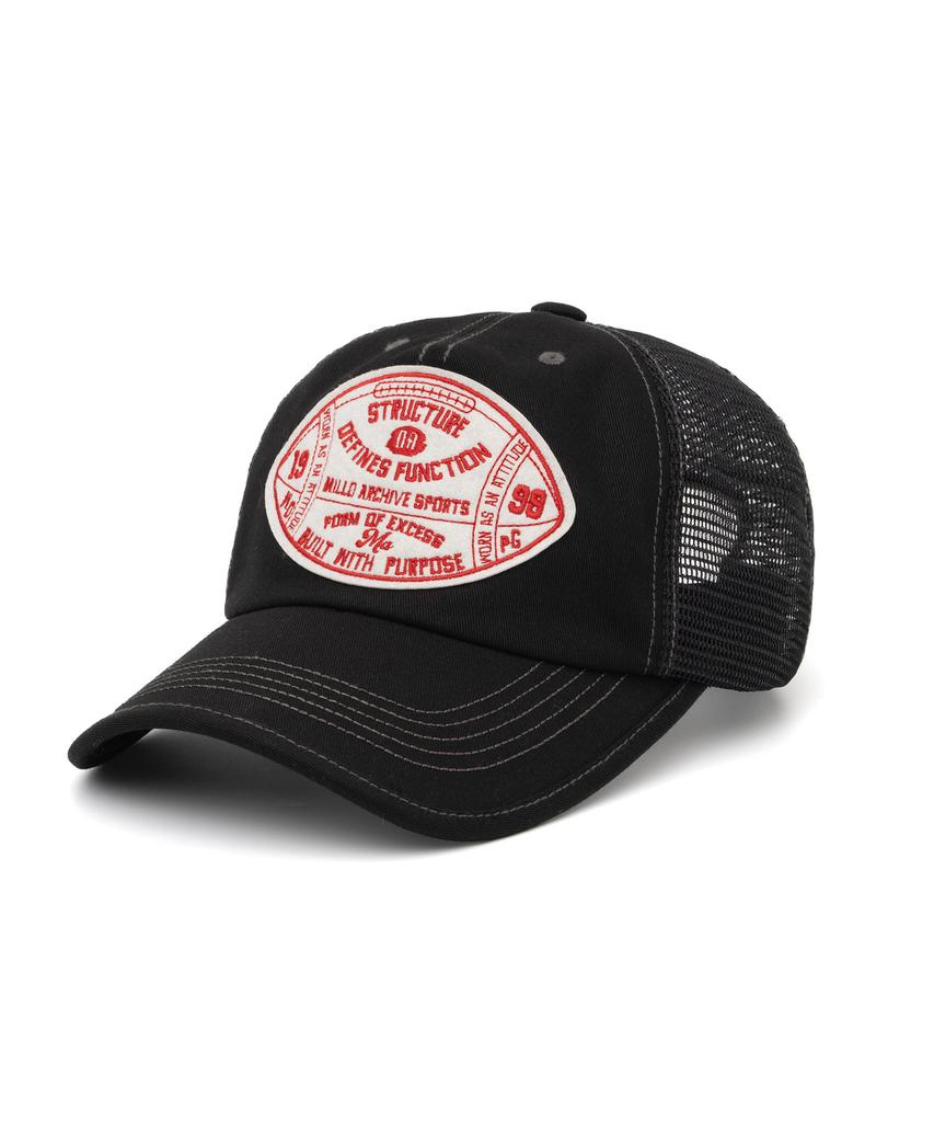 MILLO ARCHIVE Depot Patch Trucker Cap [Black]