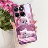 For Motorola Edge 70 Fusion Cute Flower Butterfly Cat Painted Case For Motorola Edge70 Fusion 5G Black Silicone Soft Phone Cases