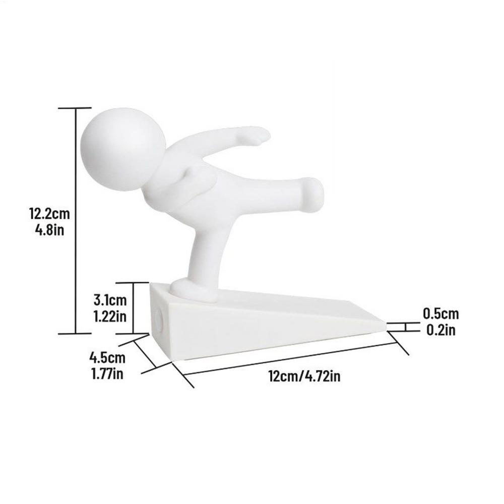 Cute Door Stopper Figurine Doorstop Pet Friendly Wedge Holder Home Door Stopper Bedroom Apartment Dormitory Safety Accessories