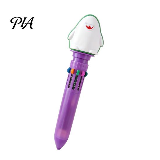 Portable Stationery for Pencil Case 10 in 1 Cartoon Ballpoint Pen, Multicolor Press Retractable Pens, Gift Pens Girls And Boys Smooth Writing Supplies