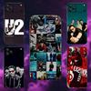 Coque de téléphone Band U2 Pop Pour iPhone 17,16,15,14,13,12,Pro,Max,Plus,E,SE4,Air,Mini Boîte Souple Noire