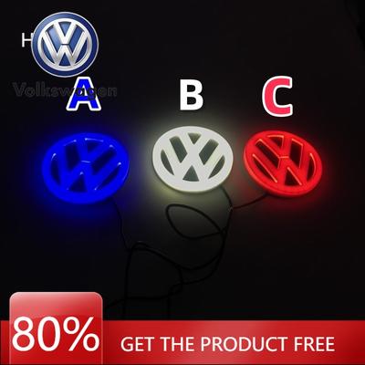 Voor VOLKSWAGEN 11cm 4D Badge Voor VW Logo Licht LED Kofferbakverlichting 4D VW Logo Licht Grille Badge Voor VW Volkswagen Bora Golf Jetta P