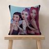 Movie KPop Demon HHuntersS Painting Cushion Cover Decorative Pillow Sofa Home Decor Case Pillow Cases