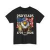 250 Years American Flag 250th Anniversary USA Bald Eagle Patriotic Retro TShirt Unisex T-Shirt