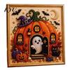 Zestaw do malowania sztucznymi perłami Zestaw Halloweenowy, Sztuka czarownictwa DIY Mozaika z koralików 3D Artystyczna Dekoracja ścienna dla dorosłych początkujących, Ręcznie robiona Dekoracja Świąteczna Kreatywna