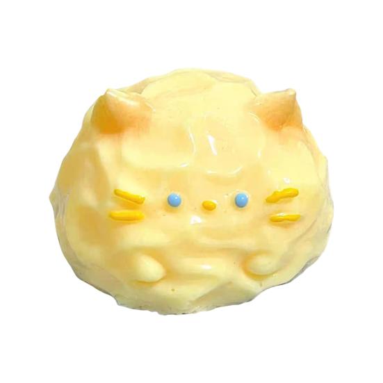 Dog Cat Dessert Squeeze Toy Stress Relief Pet Animal Shape Dessert Sensory Fidget Toy Slow Rising Hand Relaxation Decompression Stress Ball