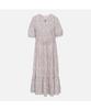 THURSDAY ISLAND Flower Pintuck Dress_T254Mop217W