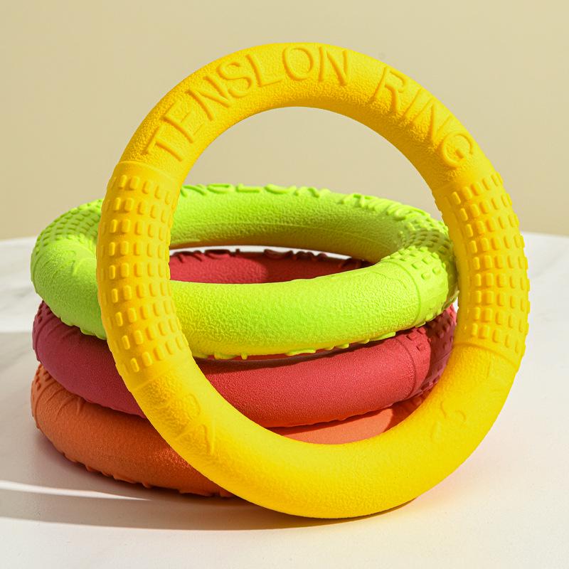 Meianju Bite-Resistant Floating TPR Frisbee Dog Training Toy