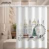 Bathroom Thickened Waterproof Curtain Mildew Proof Shower Curtain Shower Partition Curtain Shower Curtain Bathroom Curtain Free Perforation
