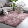 Long Plush INS Carpet Living Room Bedroom Full Bedside Tie-dye Carpets 4cm Thickness Home Nordic Style Soft Rugs