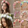 Simulation Flower Simulation Wreath Bohemia Style Wedding Headwear Elegant Bride Garland  Girls