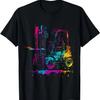 Zwarte Afro-Amerikaanse Kerstman Kerst T-shirt