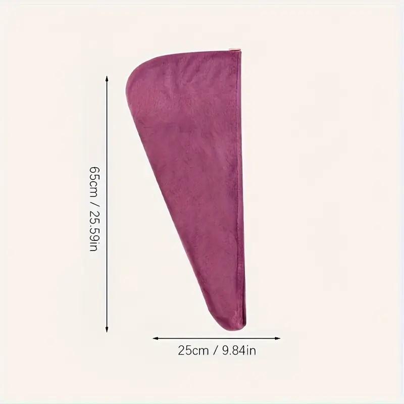 Microfiber Hair Drying Towel Shower Cap Bath Hats For Bathroom Women Dry Hair Cap Quick Drying Soft Towel For Lady Turban Head