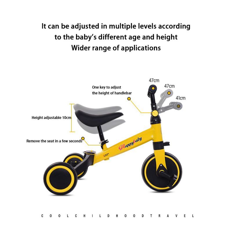 Balance Bike For Toddlers Kids Ages 10 Month To 4 Years Old 5-in-1 Balance Trainitng Tricycle