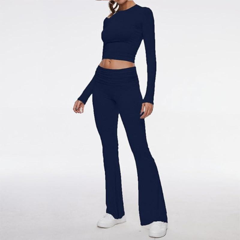 Casual Damespak van Polyester Spandex voor de Zomer Comfortabele Loungewear