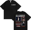 Rapper CLARENT BABA YAGA 2025 Tour Merch Tshirts Men Women Fashion Retro Short Sleeve T Shirt Summer ONeck 100 Cotton Tshirt