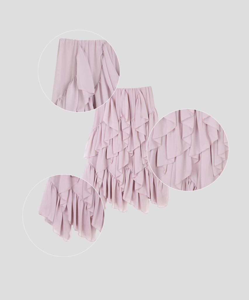 Seuleubi Falling Ruffle Skirt_3 Color