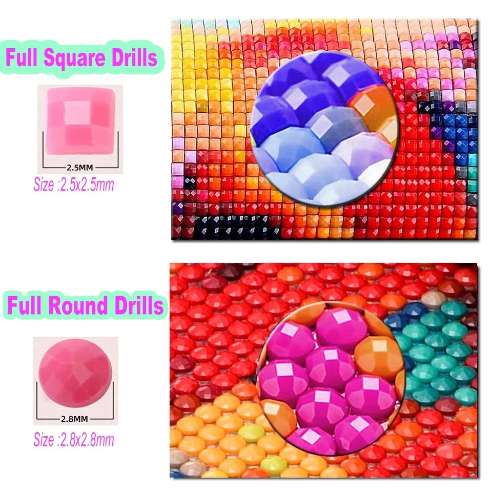 Colecție Pictură Artă cu Diamante DIY 2024 Desene Animate Japoneze Fată Anime Broderie Cusătură Cruce Mozaic cu Diamante 5D Decorațiune Casă