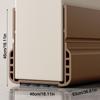 4-Layer Bristle Seal Door Bottom Seal Strip Insectproof Light Block Strong Double-Sided Adhesive Under Door Draft Stopper