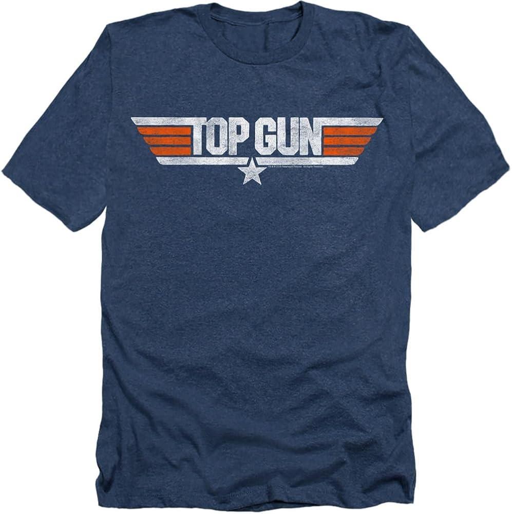 Top Gun Distressed Logo TShirt and Stickers Unisex T-Shirt